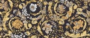 Керамогранит Versace Icons Baroc Black Ret PF60011024 60x120 матовый