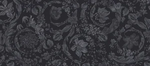 Керамогранит Versace Icons Barocco Garden Black Ret G28322 60x120 матовый