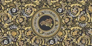 Декоративный элемент Versace Icons Virtus Gala Black-Gold G0028347 60x120 матовый
