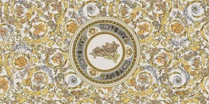 Декоративный элемент Versace Icons Virtus Gala White-Gold G0028348 60x120 матовый