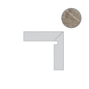 Спецэлемент Versace Marble Battiscala Grigio Dx Lap 240636 8x117 лаппатированный