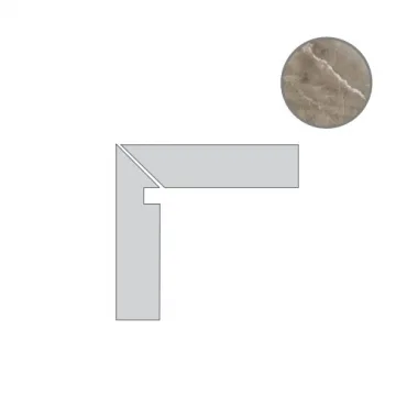 Спецэлемент Versace Marble Battiscala Grigio Sx Lap 240626 8x117 лаппатированный