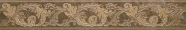 Бордюр Versace Marble Fas.10 Barocchina Marrone 240887 9,6x58,5 лаппатированный