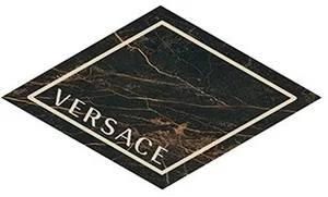 Вставка Versace Marble Firma Mos.T3 3D Nero 240893 5,4x9,3 лаппатированная