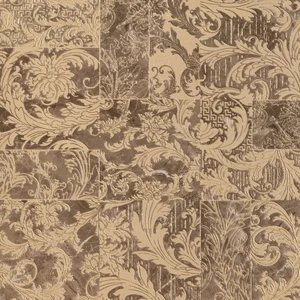 Декоративный элемент Versace Marble Modulo Patchwork Marrone 240717 58,5x58,5 лаппатированный