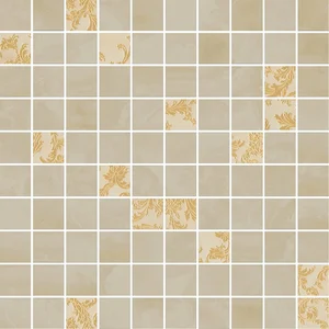 Мозаика Versace Marble Mos.T100 Dec Beige 240824 29,1x29,1 лаппатированная