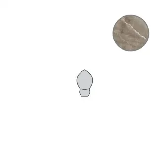 Marble Raccordo Torello Grigio 240786