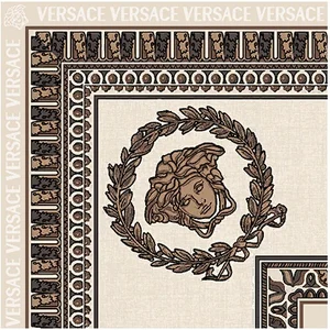 Вставка Versace Maximvs Angolo Avorio/Oro Lux G0067813 20x20 полированная
