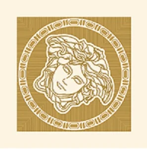 Вставка Versace Maximvs Angolo Avorio/Oro Lux G0067823 10x10 полированная