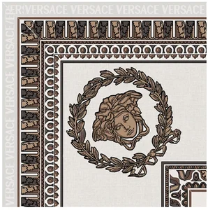 Вставка Versace Maximvs Angolo Bianco/Oro Lux G0067801 30x30 полированная
