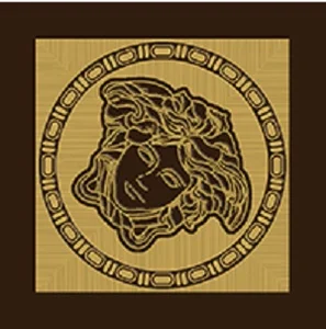 Вставка Versace Maximvs Angolo Brown/Oro Lux G0067822 10x10 полированная