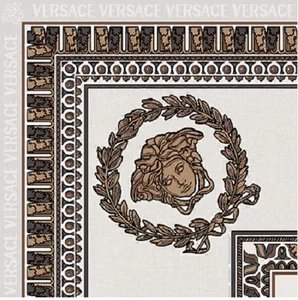 Вставка Versace Maximvs Angolo Bianco/Oro Lux G0067811 20x20 полированная