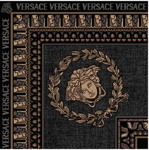Вставка Versace Maximvs Angolo Nero/Oro Lux G0067810 20x20 полированная