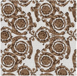 Декоративный элемент Versace Maximvs Barocco Bianco/Oro Lux G0067680 60x60 полированный