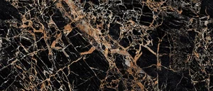 Керамогранит Versace Maximvs Black & Gold Lux G67504 120x280 полированный