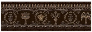 Бордюр Versace Maximvs Fascia Brown/Oro Lux G0067702 20x60 полированный