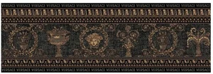 Бордюр Versace Maximvs Fascia Nero/Oro Lux G0067700 20x60 полированный