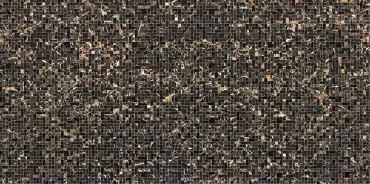 Декоративный элемент Versace Maximvs Mosaico Black & Gold Soft G0067611 60x120 матовый