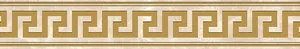 Бордюр Versace Meteorite Fascia Greca Lap Miele/Oro 47275 9,8x60 лаппатированный