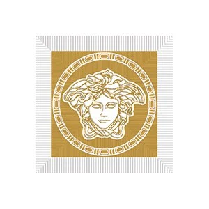 Вставка Versace Meteorite Fir.Medusa Nat Bianco/Oro 47132 9,8x9,8 натуральная