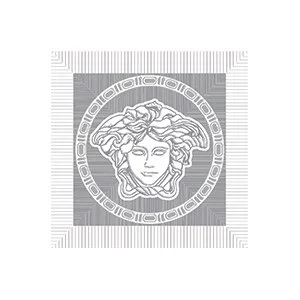 Вставка Versace Meteorite Fir.Medusa Nat Bianco/Platino 47133 9,8x9,8 натуральная
