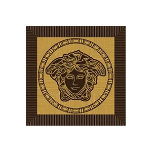 Вставка Versace Meteorite Fir.Medusa Nat Moka/Oro 47134 9,8x9,8 натуральная