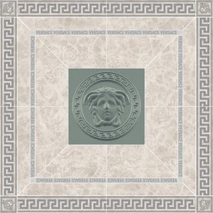 Декоративный элемент Versace Meteorite Ros.Lap Bianco Oro 47321 120x120 лаппатированный