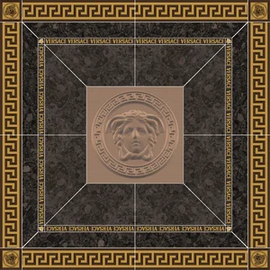 Декоративный элемент Versace Meteorite Ros.Nat Moka Oro 47152 120x120 натуральный