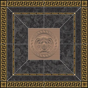 Декоративный элемент Versace Meteorite Ros.Nat Nero Oro 47150 120x120 натуральный