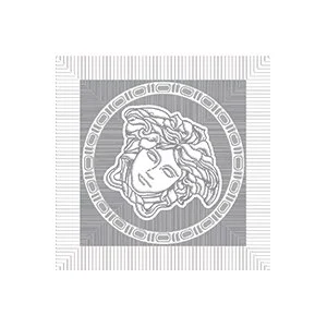 Вставка Versace Meteorite Toz.Medusa Nat Bianco/Platino 47123 9,8x9,8 натуральная