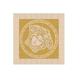 Вставка Versace Meteorite Toz.Medusa Nat Miele/Oro 47125 9,8x9,8 натуральная