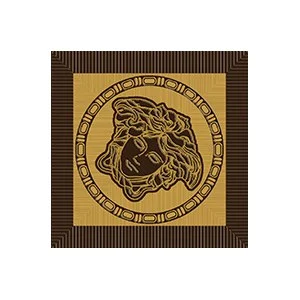 Вставка Versace Meteorite Toz.Medusa Nat Moka/Oro 47124 9,8x9,8 натуральная
