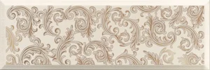 Декоративный элемент Versace Solid Gold Barocco Cream 20x60 глянцевый