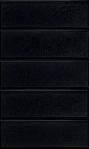 Плитка Versace Solid Gold Mix Patchwork Black 20x60 глянцевая