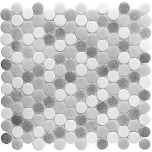 Мозаика Vidrepur Antislip Мозаика Circle № 100/514/515 Antid (на сетке) 1236404 29,5x31 противоскользящая