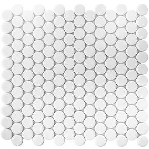 Мозаика Vidrepur Antislip Мозаика Circle № 100 Antid. (на сетке) 1236403 29,5x31 противоскользящая