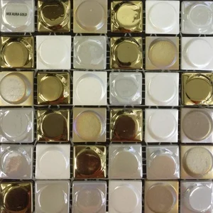 Vidrepur Мозаика Mix Aura Gold Blend 31,7x31,7 глянцевая