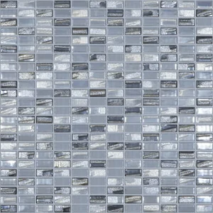 Мозаика Vidrepur Bijou Silver 31,7x31,7 глянцевая