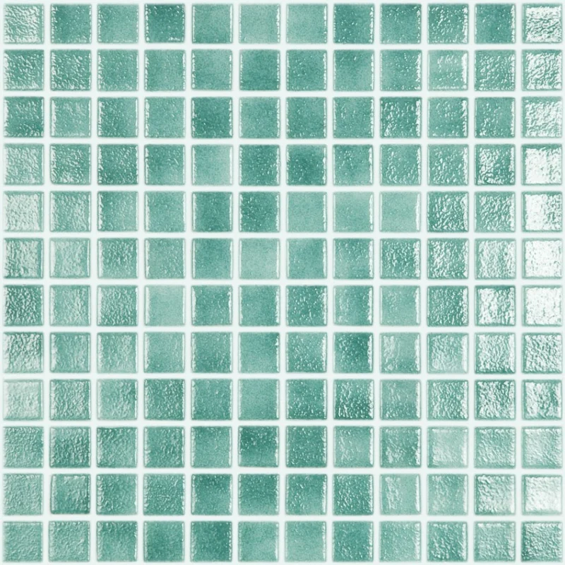 Мозаика Vidrepur 516 Colors+ Niebla Turquesa (2.5x2.5) 31,5x31,5 противоскользящая