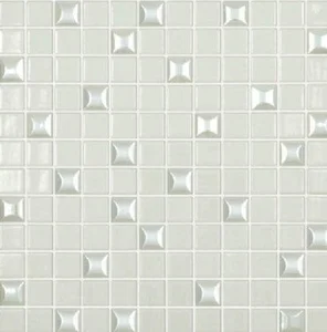 Мозаика Vidrepur Edna Mix №100 Белый 31,7x31,7 глянцевая