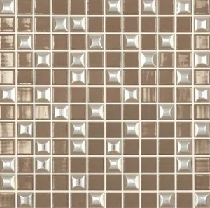 Мозаика Vidrepur Edna Mix №835 Светло-Коричневый 31,7x31,7 глянцевая