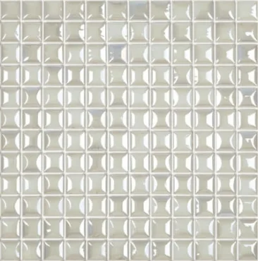 Мозаика Vidrepur Edna White 31,7x31,7 глянцевая