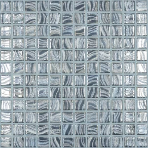 Мозаика Vidrepur 1237823 Glitter Blue №7800 (на сетке) 25x25 31,7x31,7 глянцевая