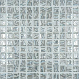 Мозаика Vidrepur 1237822 Glitter Grey №7804 (на сетке) 25x25 31,7x31,7 глянцевая