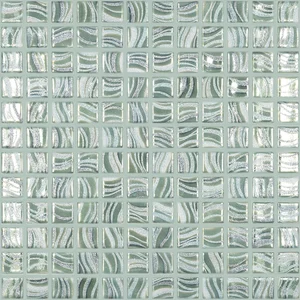 Мозаика Vidrepur 1237827 Glitter Jade №7806 (на сетке) 25x25 31,7x31,7 глянцевая