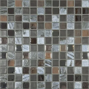 Мозаика Vidrepur Mixed Mercury № 406/906/954 (На Пу Сцепке) 31,7x31,7 глянцевая