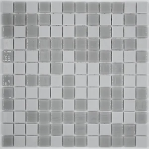 Мозаика Vidrepur Mixed Мозаика Mixed № 109/909 (на сетке) 1236301 31,7x39,6 глянцевая