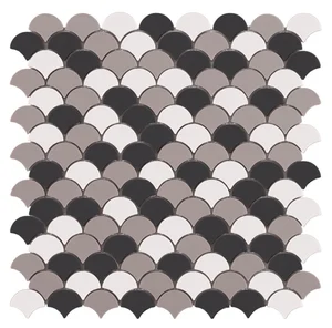Мозаика Vidrepur Soul Black Mix 30,7x31,7 глянцевая