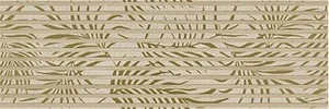Декоративный элемент Villeroy Boch La Citta Beige Gold PVD Flower Matt Rec K1440DU020010 40x120 матовый