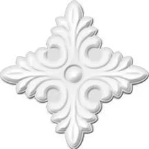Вставка Villeroy Boch Prelude Arpeggio White Rosette Glossy Rec K2049ZT1G0010 6x6 глянцевая